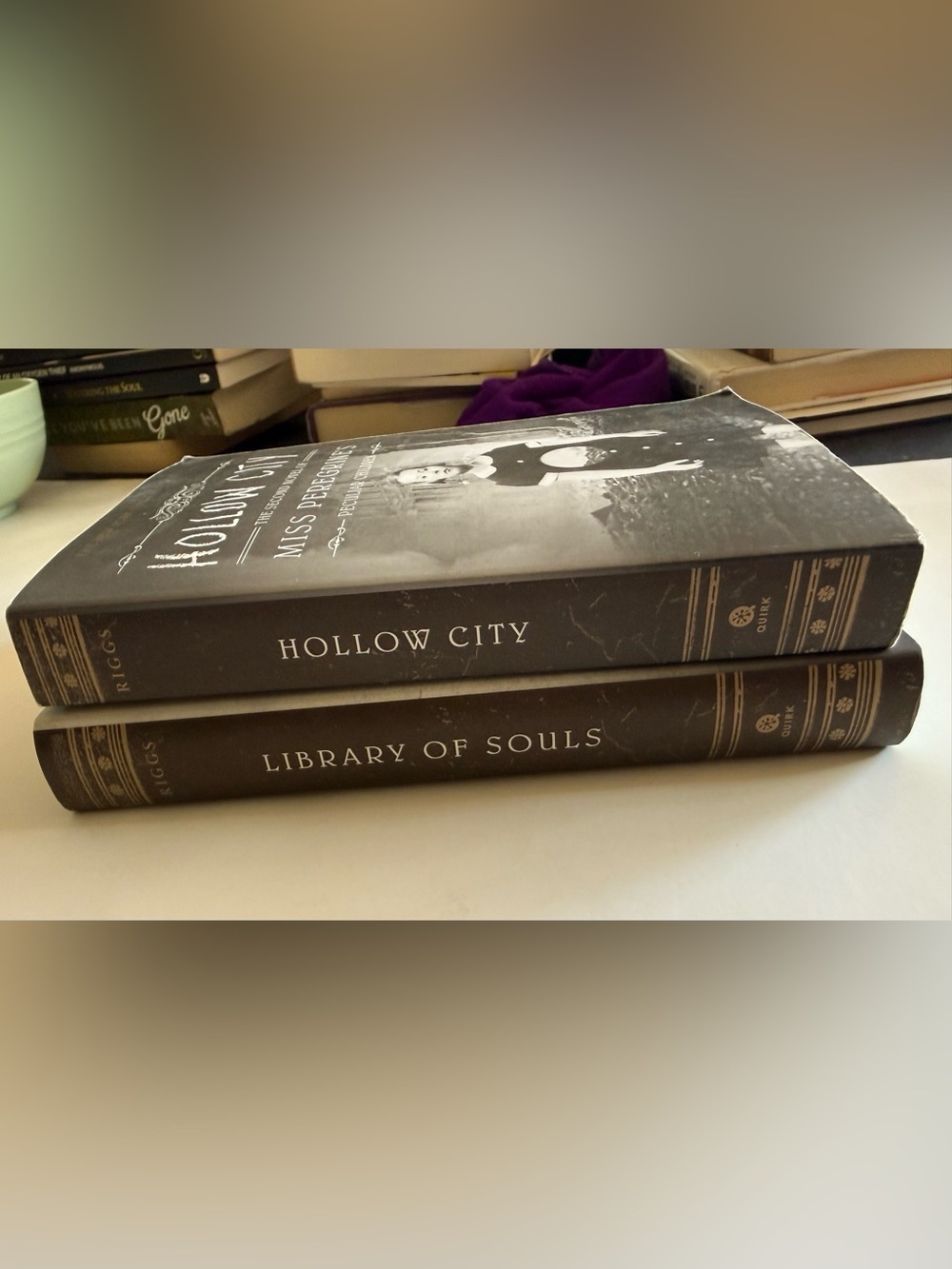 2 Book Bundle Miss Peregrine's Peculiar Children Library Of Souls And HollowCity - Picture 3 of 7
